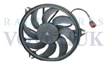 2465 - ELECTROVENTILADOR PEUGEOT 206 - 207 - 8P - 3 ANCLAJES